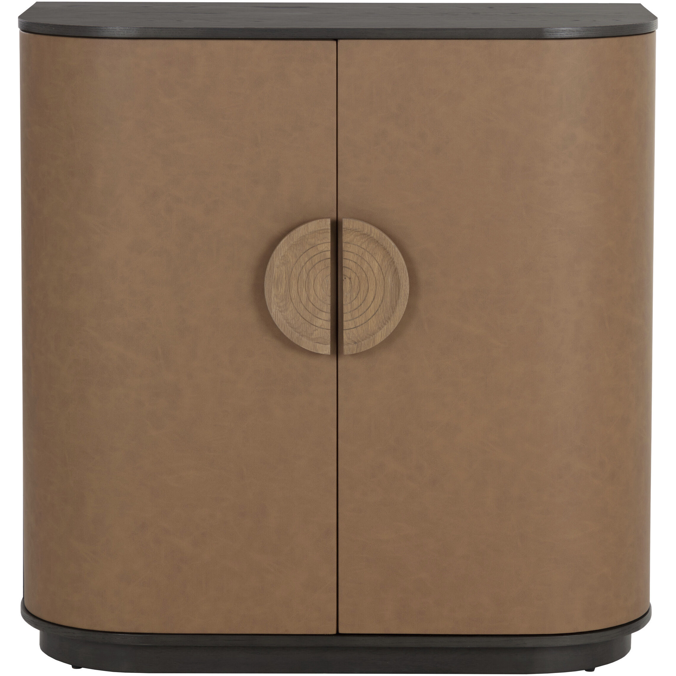 Dresden Cognac / Smoke Grey Bar Cabinet
